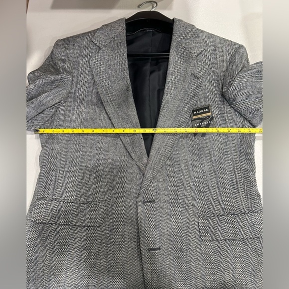 NWT Haggar Blazer Herringbone 40R Sport Coat - Picture 7 of 10